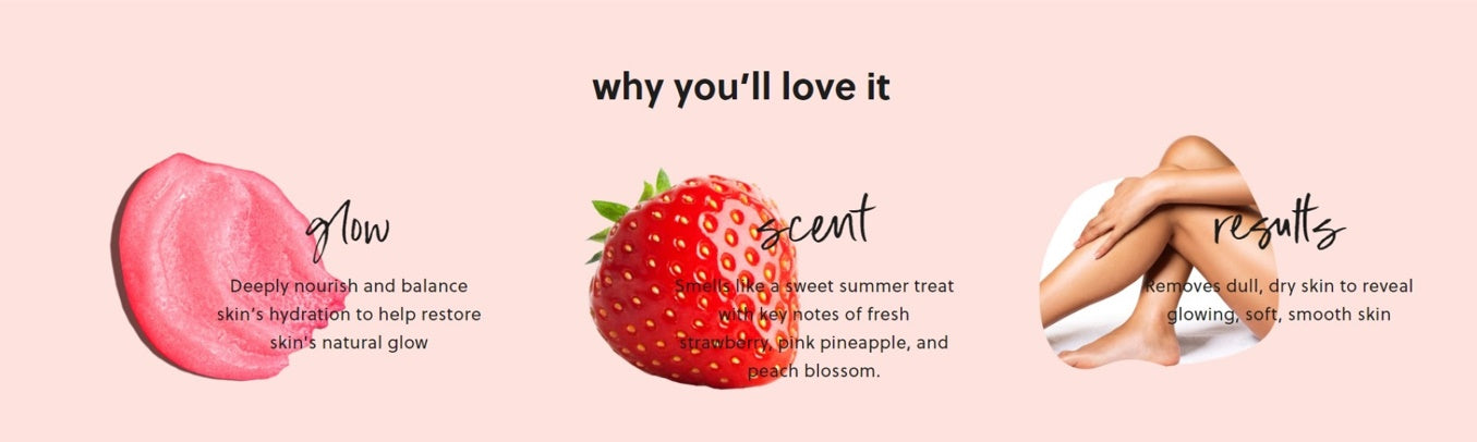 Tree Hut Strawberry Shea Sugar Scrub 510g / 트리헛 바디스크럽 스트로베리
