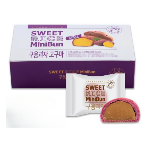 BAKED RICE MANJU (SWEET POTATO)175g(5ea)*12/화과방 구움과자 고구마