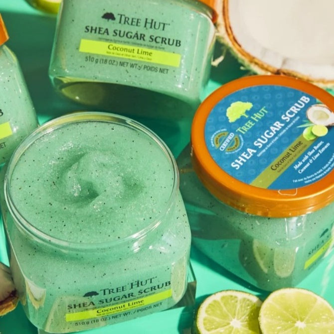 Tree Hut Coconut Lime Shea Sugar Scrub 510g /트리헛 바디스크럽 코코넛 라임