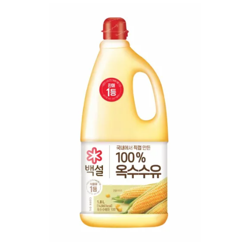 CJ BEKSUL CORN OIL 1.8L*10/씨제이 백설 옥수수유