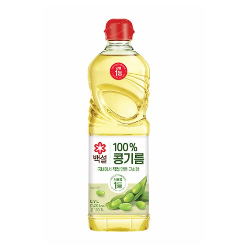 CJ BEKSUL SOYBEAN OIL 0.9L*20/씨제이 백설 콩기름