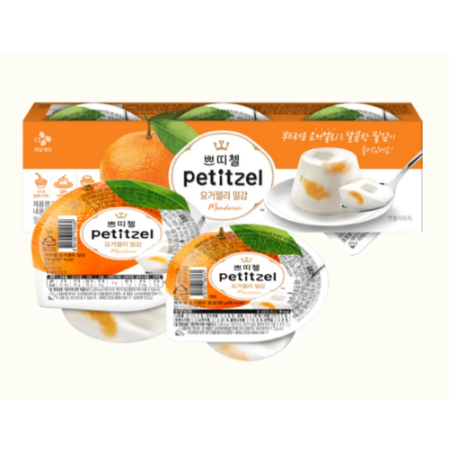 CJ PETITZEL YOGURT JELLY TANGERINE 210G / 쁘띠첼 요거젤리 밀감