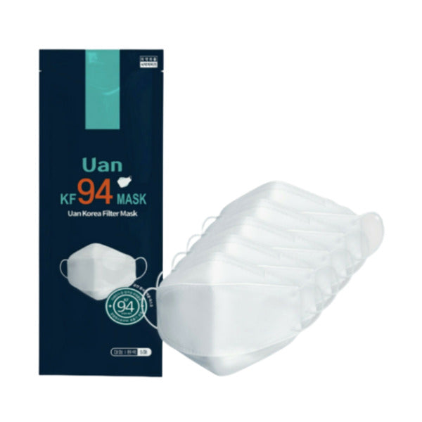 YUAN KF94 MASK WHITE 5PCS/유안 황사 방역용 마스크 화이트 KF94 5개입