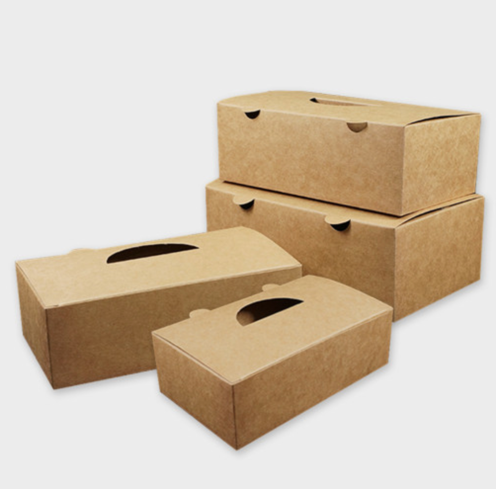 Chicken Box brown paper (M/L) /크라프트 치킨 상자 무지 (중/대)