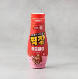 CJ HAECHANDLE DIPPING SSAMJANG SPICY 300G*30/해찬들 찍장 매콤쌈장 튜브 300g*30