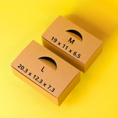 Chicken Box brown paper (M/L) /크라프트 치킨 상자 무지 (중/대)