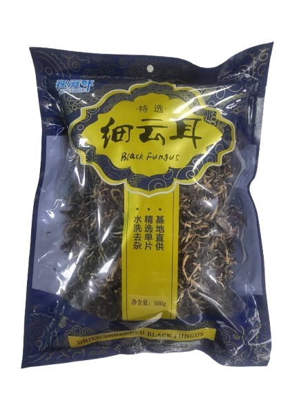 MUSHROOM BLACK FUNGUS STRIP (BLUE SKY) 500G /말린 찢은 목이 버섯 500g*1