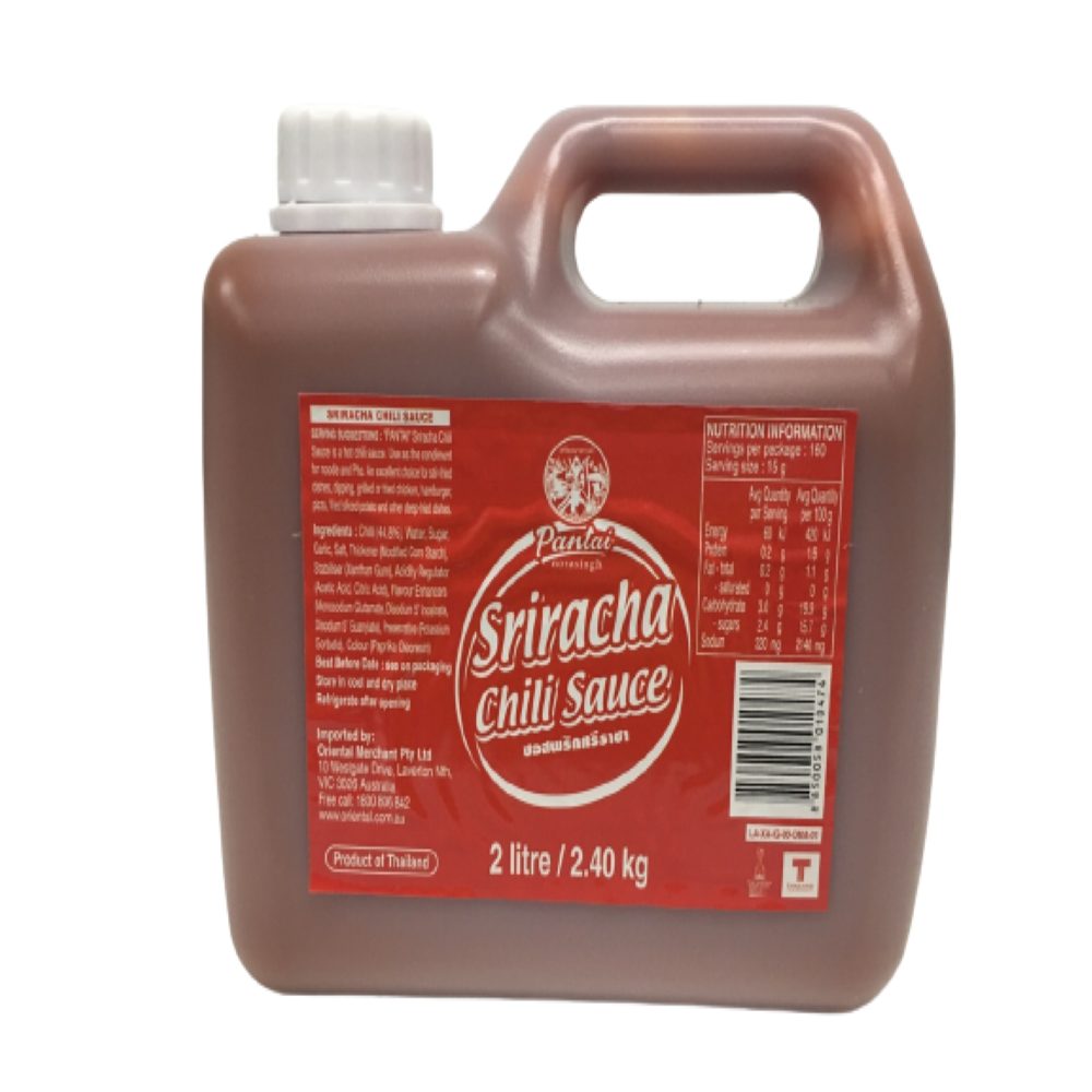 Sauce PANTAI SRIRACHA CHILI SAUCE 2L*6/스리라차 칠리 소스
