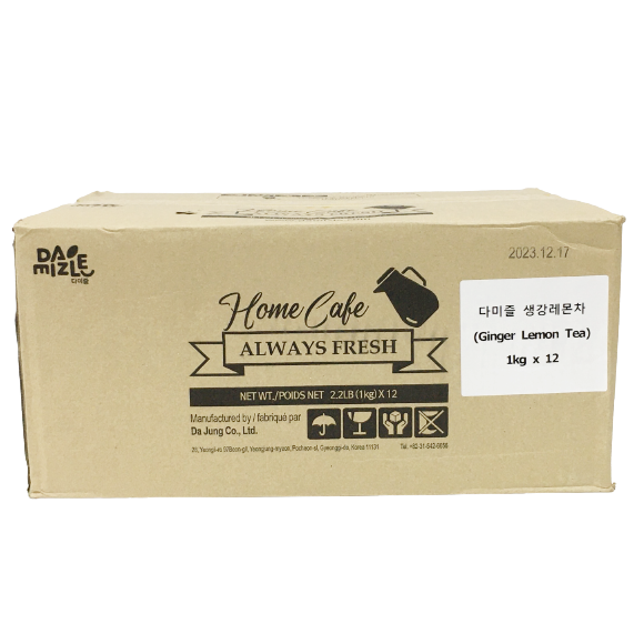 お茶 ジンジャーレモンティー 1kg*12/생강 레몬차