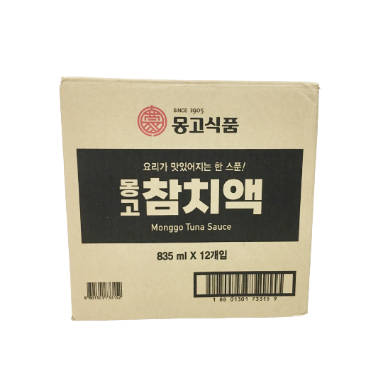 ソースモンゴツナソース 835ml*12/몽고 참치액 소스