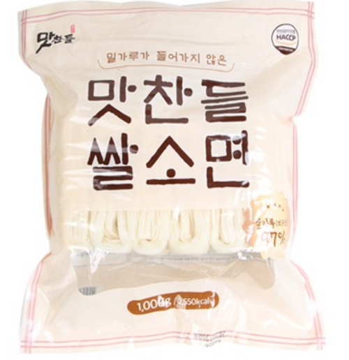FZ Korean Style Thin Rice Noodles 1kg/ 맛찬들 냉동 쌀 소면 1kg