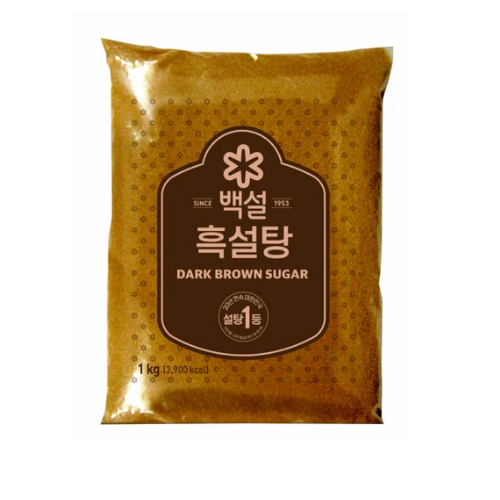 CJ 白雪黑糖 1kg*16/씨제 Been 흑설탕