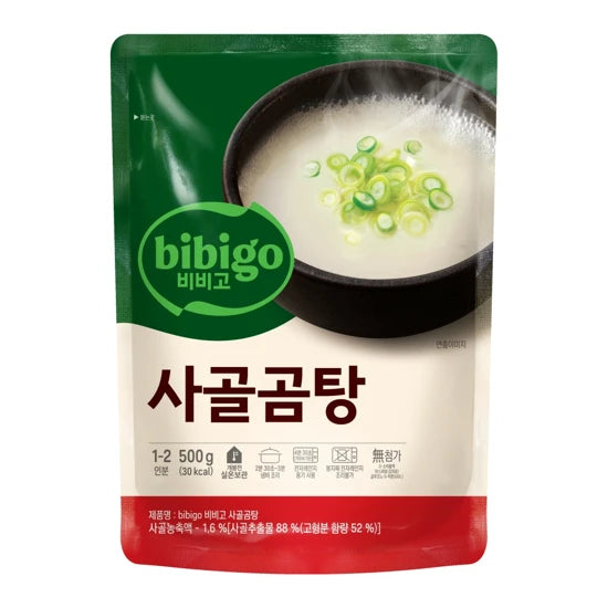 CJ bibigo BEEF BONE SOUP (500G*6)*4box/ 씨제이 비비고 사골곰탕 6팩*4박스