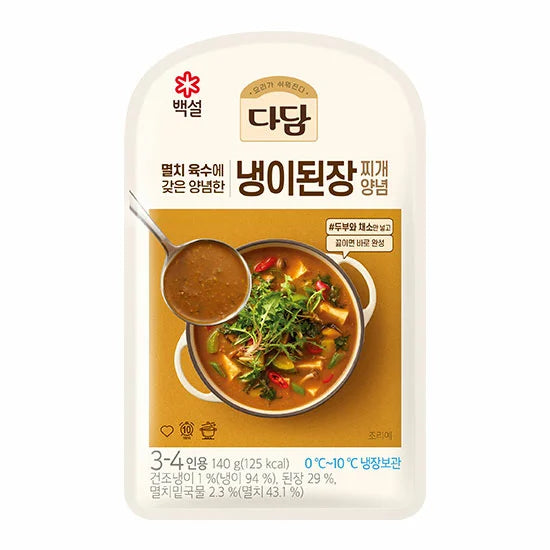 CJ 荠菜大酱汤调料 DADAM SOYBEAN PASTE SEASONING 140G*16