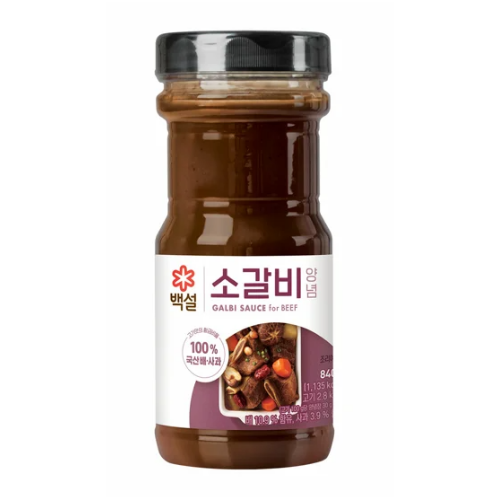 CJ KOREAN BBQ SAUCE BEEF GALBI FLAVOUR 840g*12/씨제이 백설 소갈비 양념