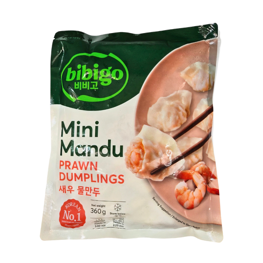 CJ BIBIGO MINI MANDU PRAWN WATER DUMPLING 360g*16 / 씨제이 비비고 새우물만두