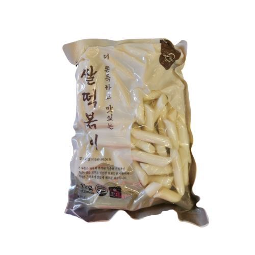 トッポギ餅 -小麦 1kg*8/밀떡볶이 신전 일반
