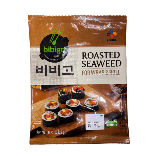 CJ 味付け海苔 4g*12 (ポルフィラ・テネラ) / 씨제이 비비고 햇바삭김 재래도시락 김