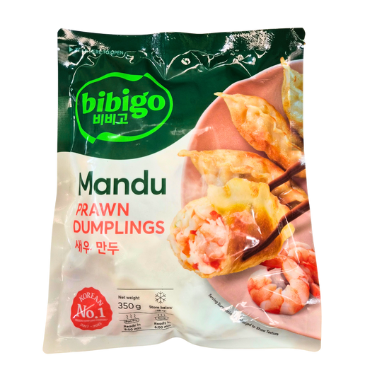 CJ BIBIGO MANDU PRAWN DUMPLING 350g*16 / 씨제이 비비고 새우만두