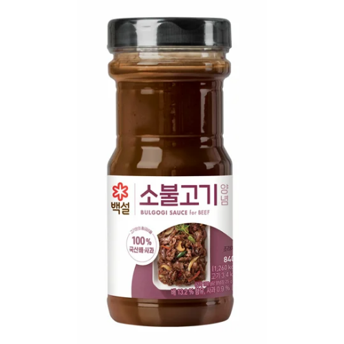 CJ KOREAN BBQ SAUCE BEEF BULGOGI FLAVOUR 840g*12/씨제이 백설 소불고기 양념