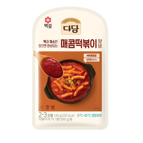 CJ 辣炒年糕调料 DADAM SEASONING MIX FOR SPICY TTEOKBOKKI 140G*16