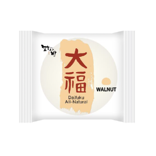 Frozen Daifuku GLUTINOUS RICE CAKE (WHOLE RED BEAN & WALNUT) (75g*12ea)*6 대복 통팥 호두 찹쌀떡