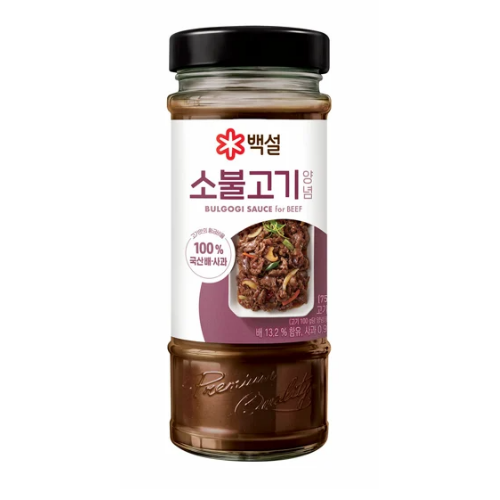 CJ KOREAN BBQ SAUCE BEEF BULGOGI FLAVOUR290g*20/씨제이 백설 소불고기 양념