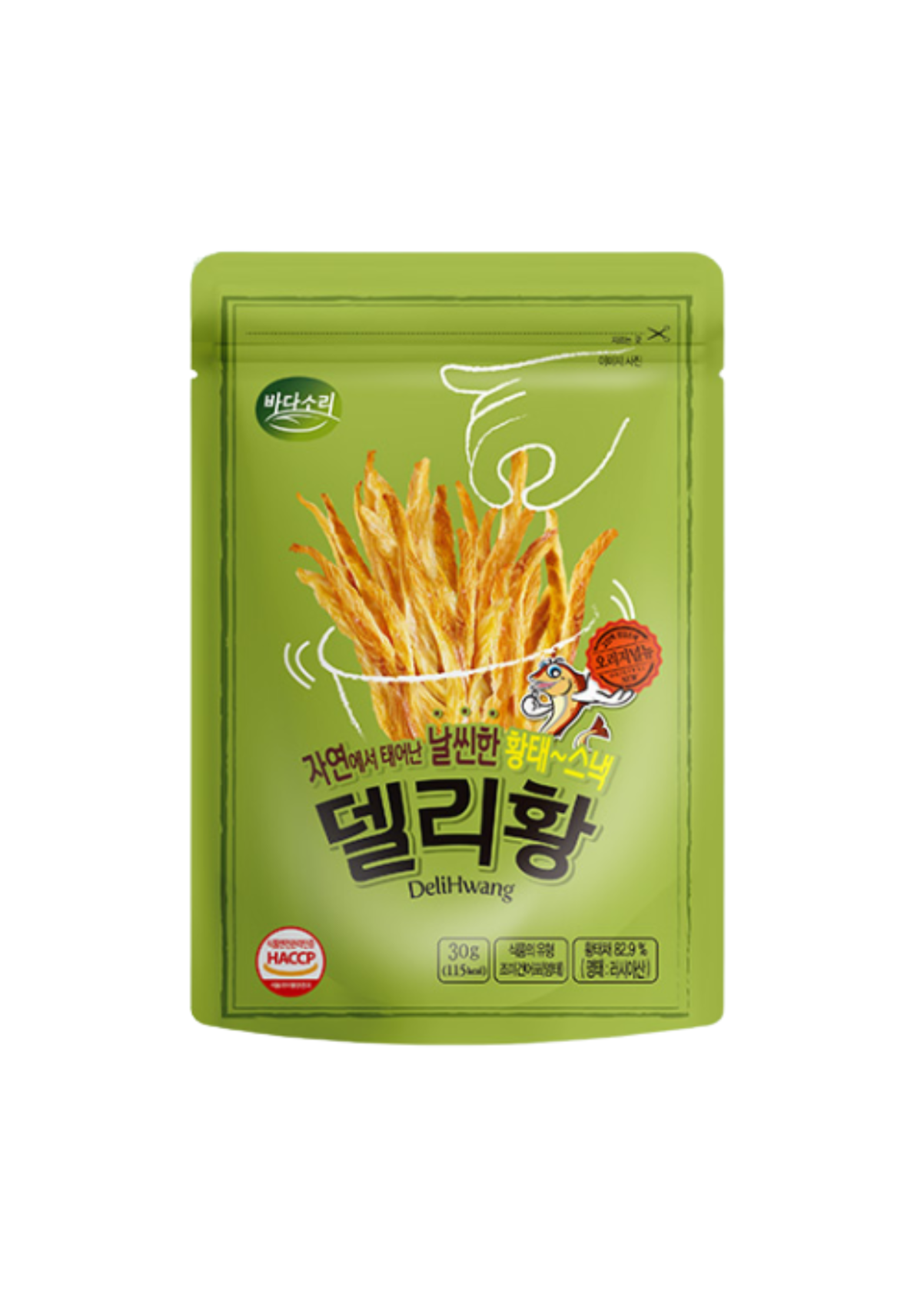 Delihwang Pollock Snack Original 20g*20/ 델리황 황태스낵 오리지날