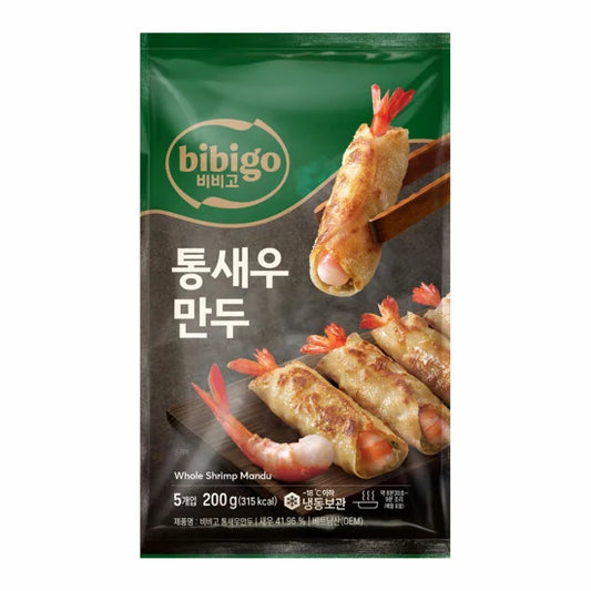 CJ bibigo WHOLE SHRIMP MANDU 200g*24/비비고 통새우 만두 200g*24