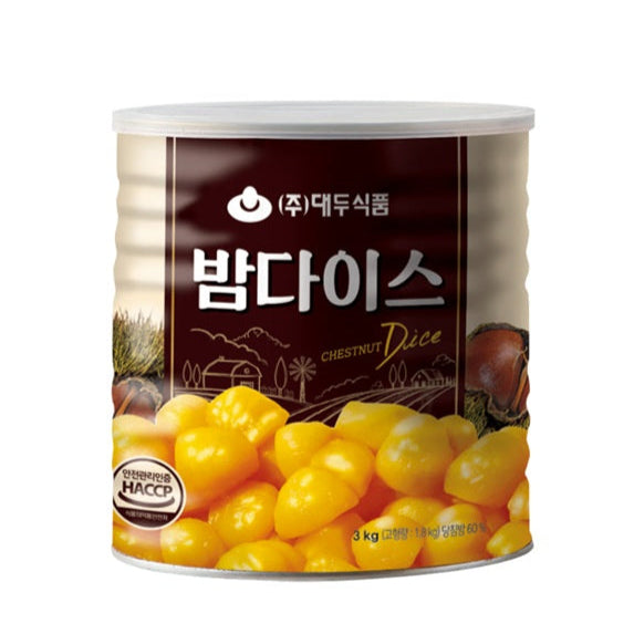 板栗丁罐头3kg*4/밤다 Been 캔