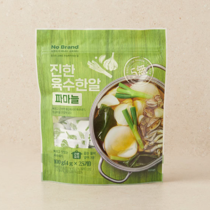 ノーブランド イージーブロスベース 87.5g*10個/노브랜드 간편 육수 한알