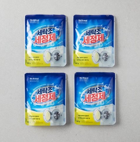 No Brand Washing Machine Cleaner 4pcs*8/노브랜드 세탁조크리너 4개입