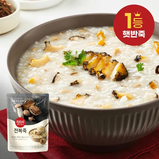 CJ bibigo PORRIDGE ABALONE 280G*24/씨제이 비비고 전복죽 280g