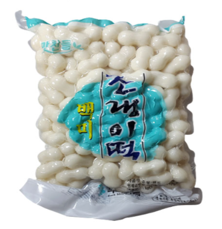 Korean style gnocchi in Rice (Peanut Shaped)/ 맛찬들 조랭이떡 1kg