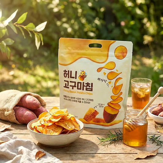 HONEY SWEET POTATO CHIPS/ 허니 고구마칩 320g*10