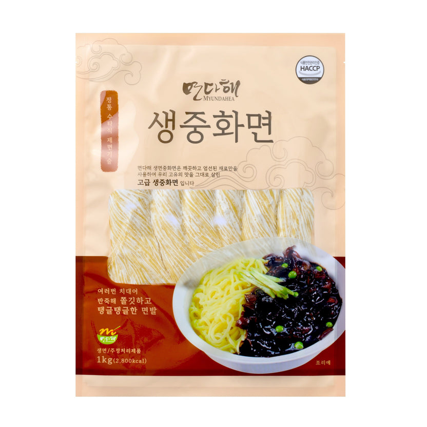 Fresh Chinese Udon (Thick Noodle) 1KG*10/면다해 생중화면 /짜장사리면 1kg*10 – DW-MALL