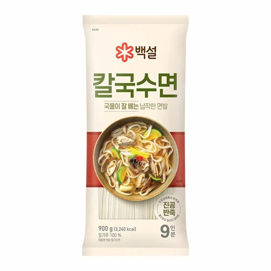CJ BEKSUL 刀切面 KAL GUKSU WIDE THIN NOODLE 900g*15