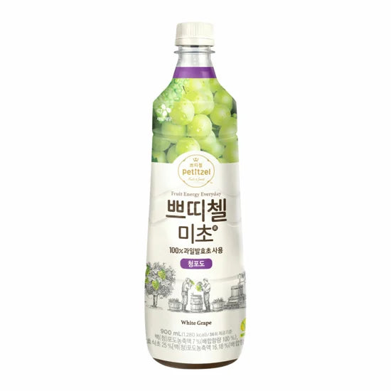 CJ PETITZEL MICHO 青葡萄果醋 FRUIT VINEGAR FRUIT VINEGAR GREEN GRAPE 900ML*12