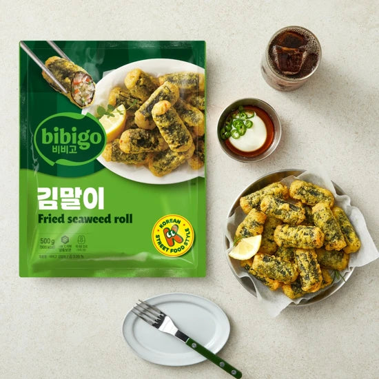CJ BIBIGO FRIED SEAWEED ROLL 400g*12/씨제이 비비고 김말이