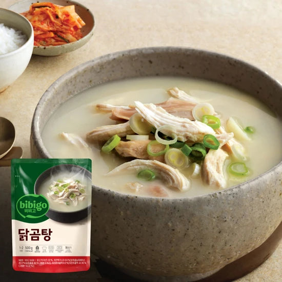 CJ bibigo SOUP BRAISED CHICKEN 500G*18 / 씨제이 비비고 닭곰탕