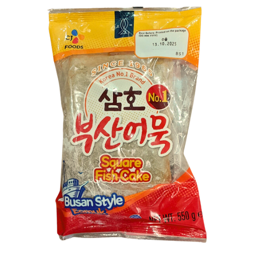CJ FROZEN FISHCAKE (スクエア) 1kg*10/ 씨제이 삼호 사각 어묵