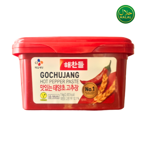 CJ 唐辛子ペースト (発酵) 3kg/씨제이 해찬들 맛있는 태양초 고추장