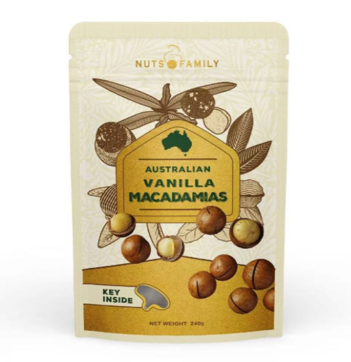 Nuts Family Vanilla Macadamias 240g*20/ 바닐라 마카다미아