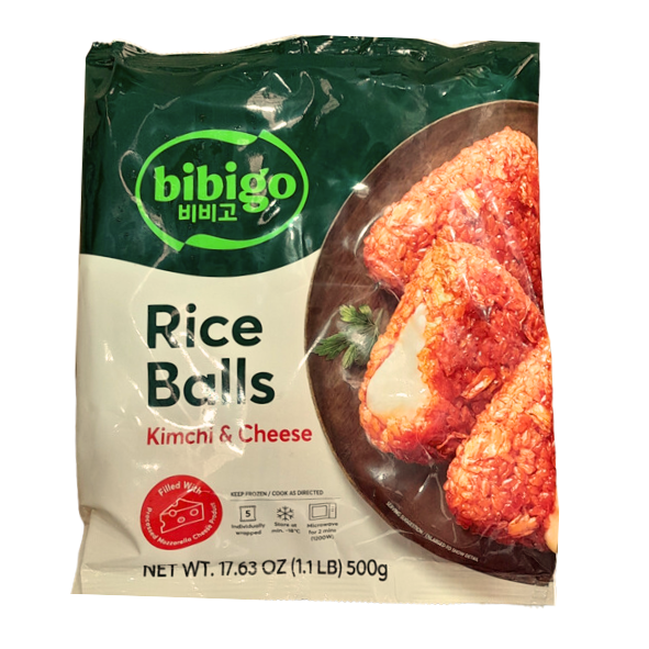 CJ FRIED RICE BALL KIMCHI & CHEESE 500G*12 씨제이 비비고 김치치즈 주먹밥