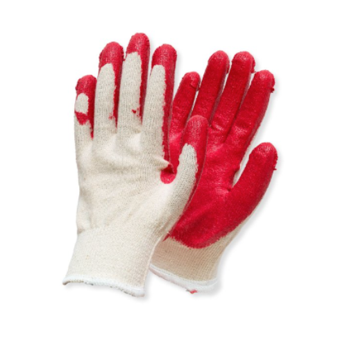 半涂层棉纱手套 40G 10双*10包 / HALF-COATED COTTON GLOVES 40G*100 Pairs