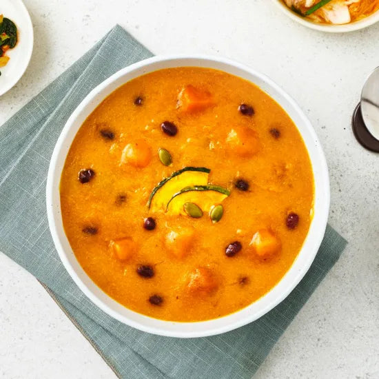 CJ HETBAHN PORRIDGE KABOCHA SQUASH 420G*21/씨제이 비비고 단호박죽 420g