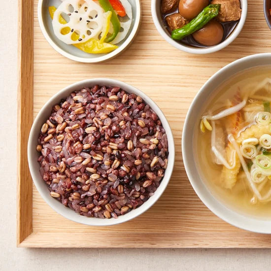 CJ HETBAHN COOKED BLACK & OAT KONJAC RICE 150G*24/햇반 귀리 흑미 곤약밥 150g*24
