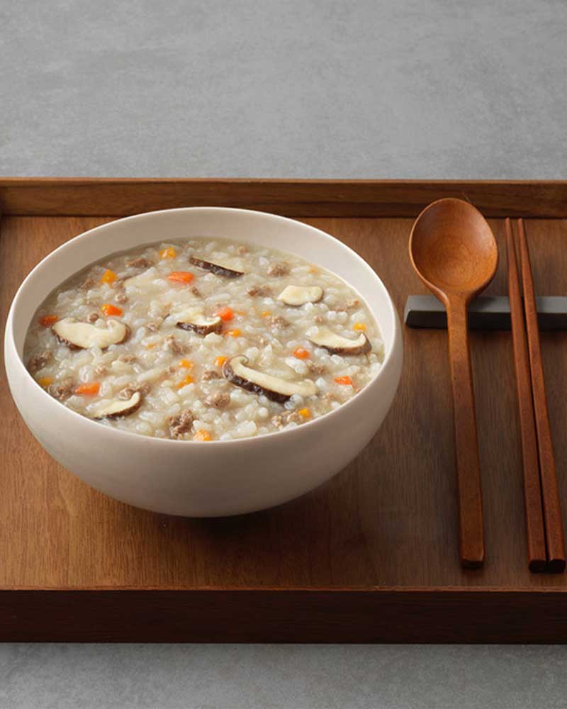 CJ bibigo MUSHROOM VEGE PORRIDGE 280G*24 (RETORTED)/ 비비고 버섯 야채죽