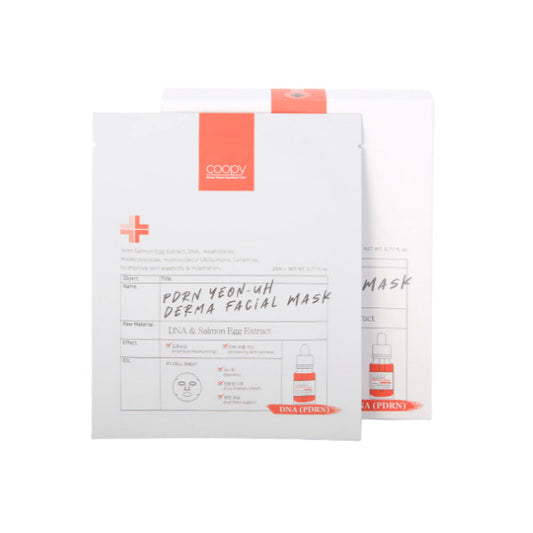 SOON BIO COOPY PDRN DERMA FACIAL MASK SHEET 23ml*5/순바이오팜 쿠피 피디알엔 연어 더마 페이셜마스크