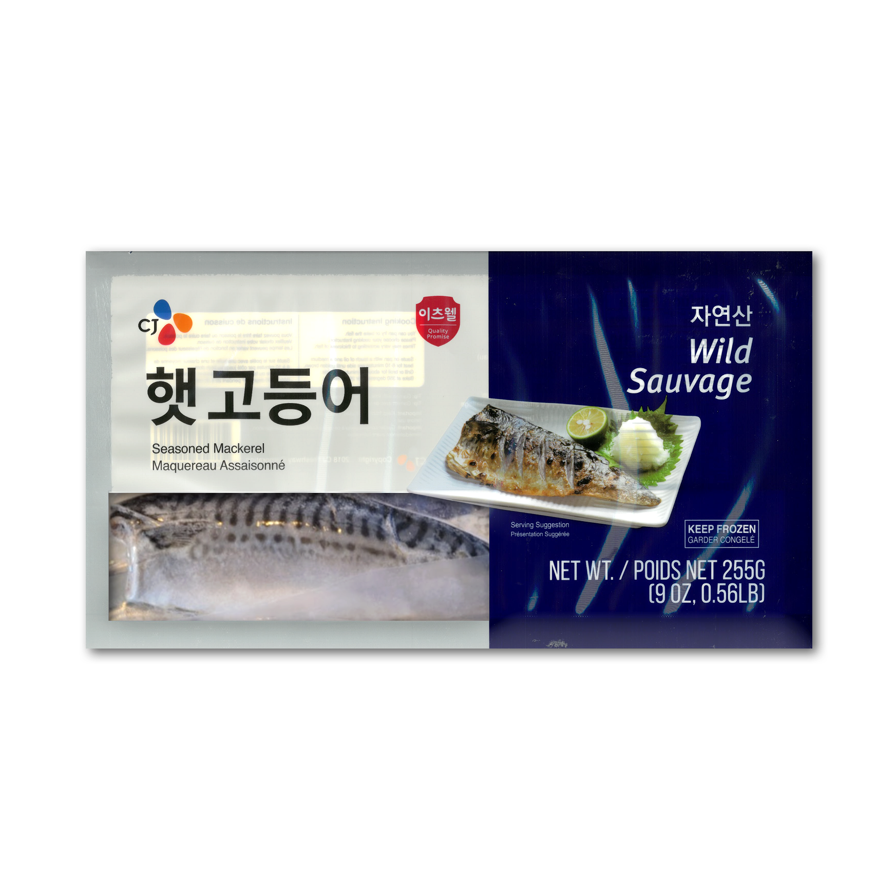 CJ ITSWELL MACKEREL/씨제이 햇 고등어 255g*36